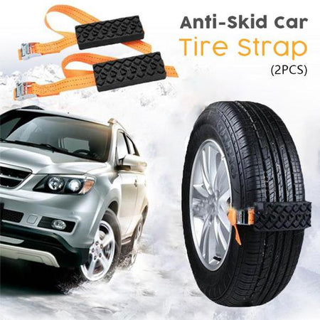 Anti-Skid Car Tire Strap (2PCS)