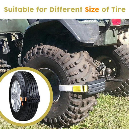 Anti-Skid Car Tire Strap (2PCS)